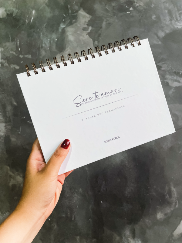 Planner duo semanal — Santo Agostinho