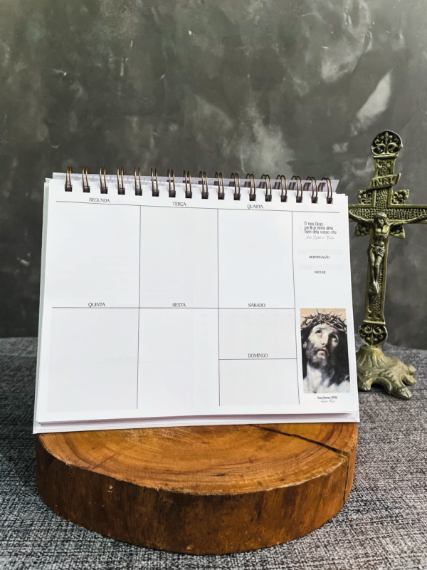 Planner duo semanal — Santo Agostinho