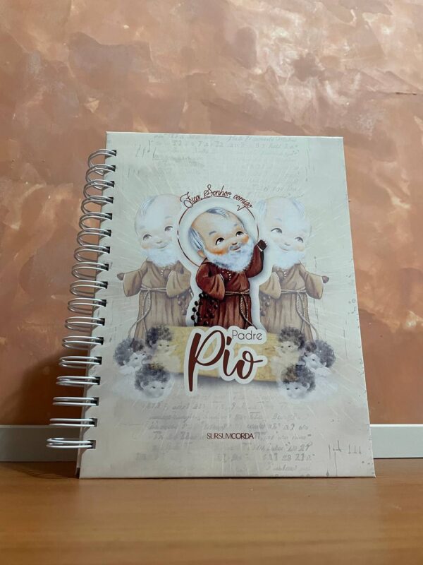 Caderno 10 matérias infantil — São Pio de Pietrelcina