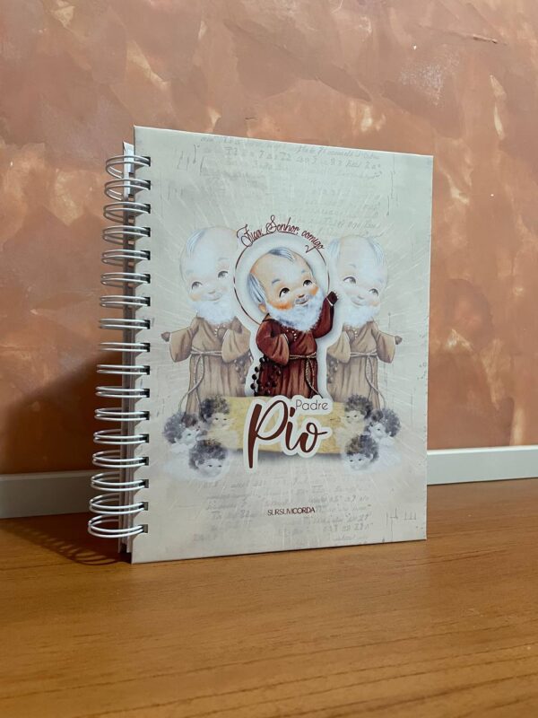 Caderno 10 matérias infantil — São Pio de Pietrelcina